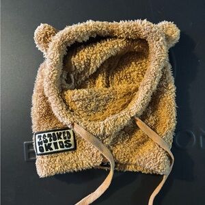 Teddy Bear Hooded Hat - Tan